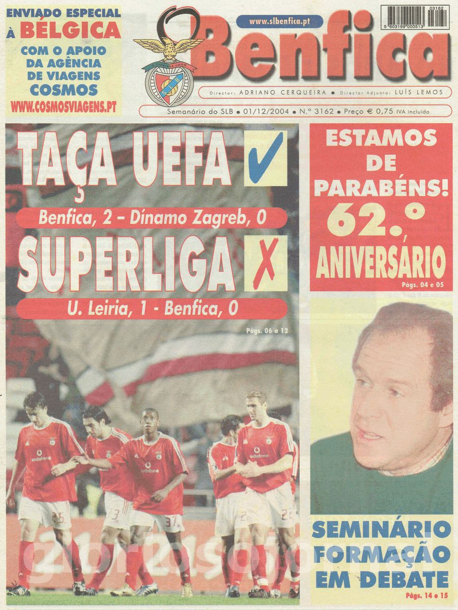 jornal o benfica 3162 2004-12-01